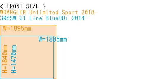 #WRANGLER Unlimited Sport 2018- + 308SW GT Line BlueHDi 2014-
